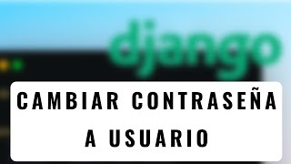 112.- Curso Django 2 | Cambiar PASSWORD a usuario
#password #user #django
Hoy vamos a explicar como podemos cambiar la contraseña de un usuario! :D
🙌🙌Si gustas puedes apoyarme o invitarme un café☕:
https://www.paypal.com/paypalme/oliversando
Links:
- Testing tools: https://docs.djangoproject.com/en/3.2/topics/testing/tools/
Recuerda que puedes suscribirte y dejar una manito arriba para apoyarme :D
Puedes seguirnos en nuestras Redes Sociales:
Facebook : https://www.facebook.com/developerper
Instagram : https://www.instagram.com/developer.pe/
Twitter : https://twitter.com/Developerpepiur
Youtube: Developer.pe
Cualquier duda o consulta escríbenos a nuestro correo:
- Correo: developerpeperu@gmail.com
O visitar nuestra web y blog! :D
Web: http://www.developerpe.com 112.- Curso Django 2 | Cambiar PASSWORD a usuario
