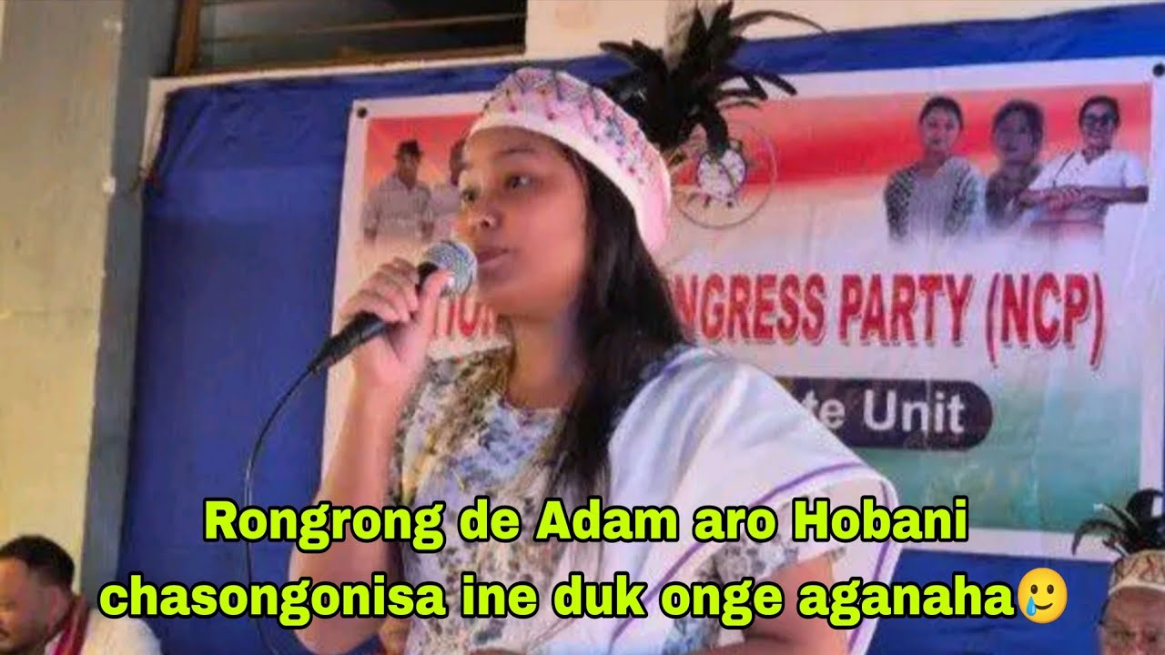 Rongrong bajalo gitalgipa candidate miss Sengmatchi Sangma meeting ko kaaha