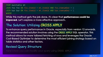 Boost Your SQL Performance: Optimizing Multiple Partitioned Subqueries with CROSS APPLY