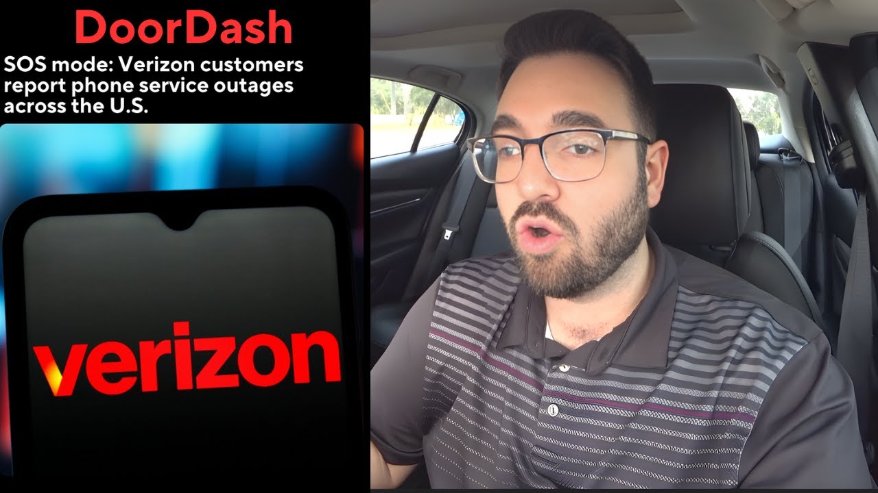 DoorDashing But Verizon Sent Me Into SOS Mode...
