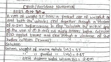 Crash or accident studies numerical ||Unit-2||transportation engineering-2|BECIVIL