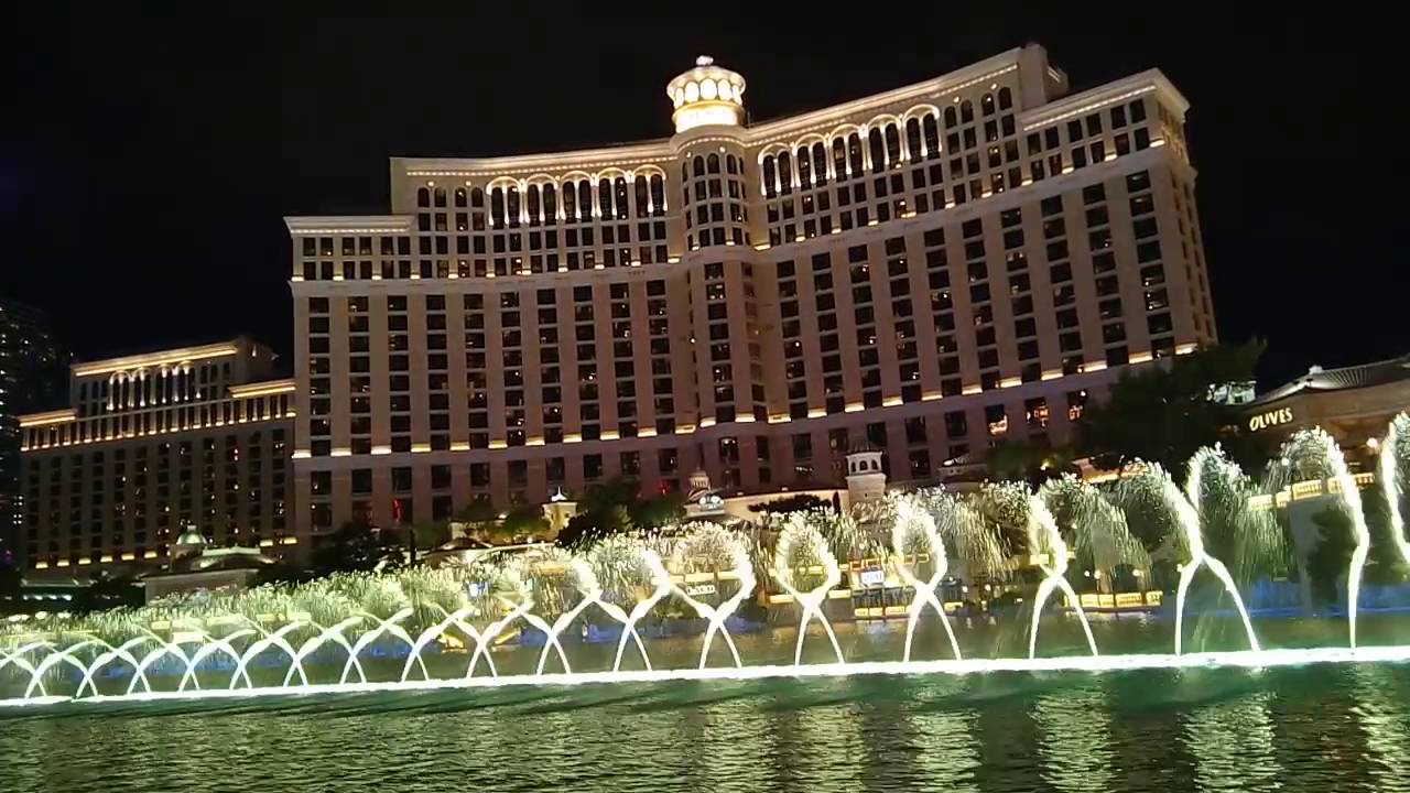Bellagio fountains Catherine ZetaJones Overture/And All That Jazz
