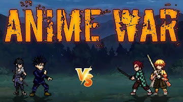 Megumi Fushigoro & Sasuke Indra V1 VS Tanjiro HK & Zenitsu V3 in Jump Force Mugen