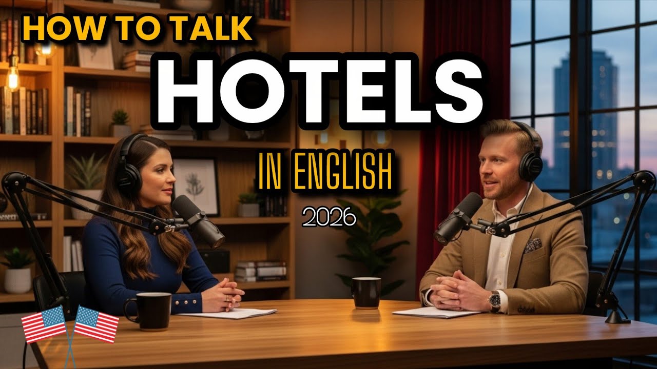 Как говорить по-английски в отелях | Полное руководство от бронирования до выезда (подкаст 2026)