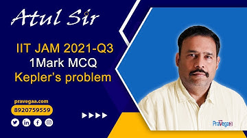 IIT JAM 2021-Q3  1Mark MCQ Kepler