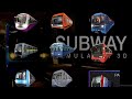 Парад всех поездов метро в Subway Simulator 3d