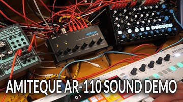 Amiteque AR-110 Analog Drum Synth Sound Demo