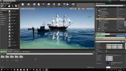 UE4 - Community FREE Ocean Project - Frame rate settings