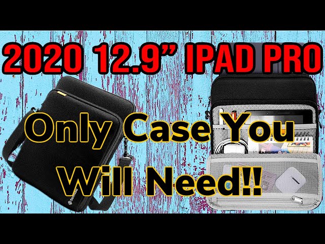 THIS IS THE ONLY Tablet Shoulder Bag (Tomtoc) YOU WILL NEED For IPad Pro 12.9” 2020-2018 #IPadProBag