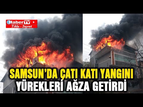 Samsun'da çatı katı