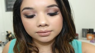 Bronze Glam Makeup Tutorial Lorac Unzipped Palette