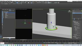 3ds max   красиво стыкуем трубку с плоскостью