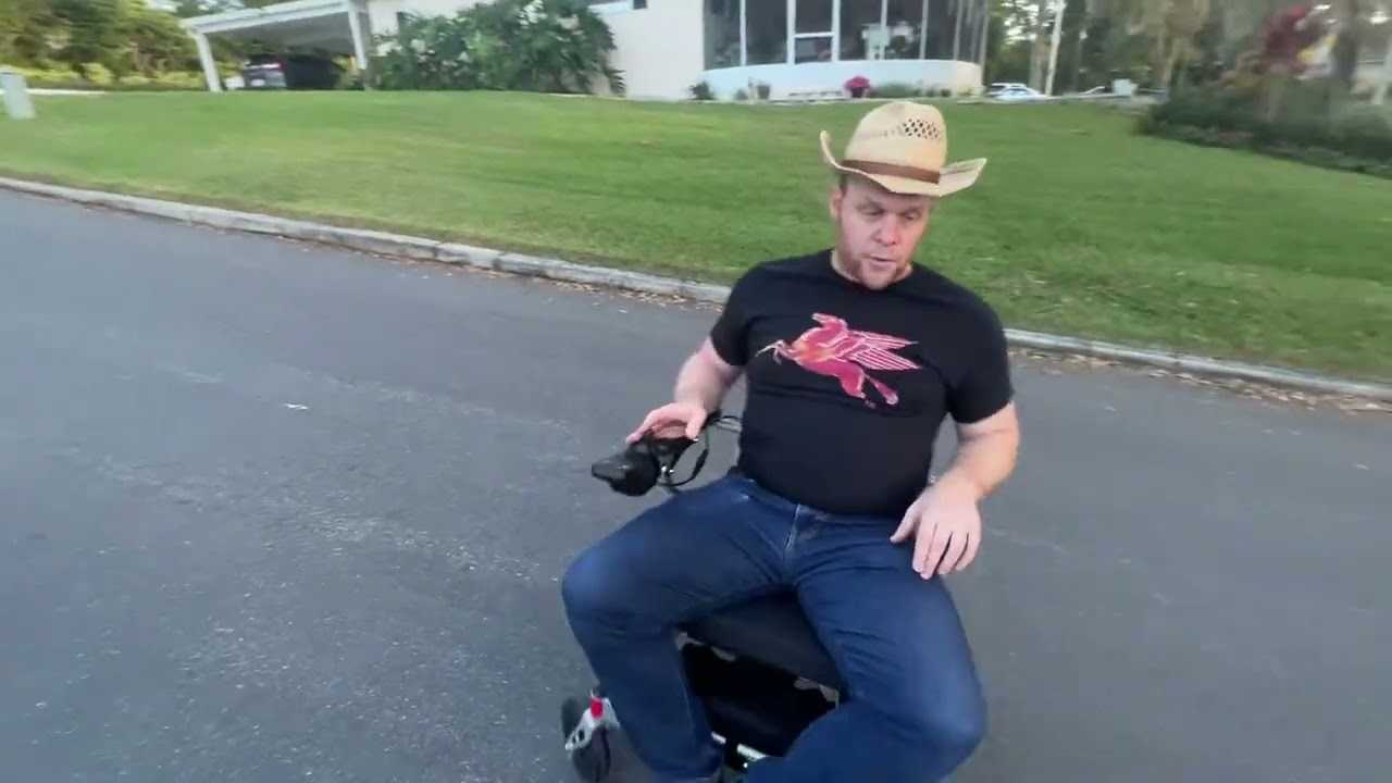 Electra7 Wheelchair Conquers Steep, Uneven Hill