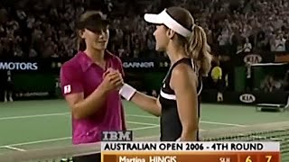 Martina Hingis vs Samantha Stosur 2006 Australian Open R4 Highlights