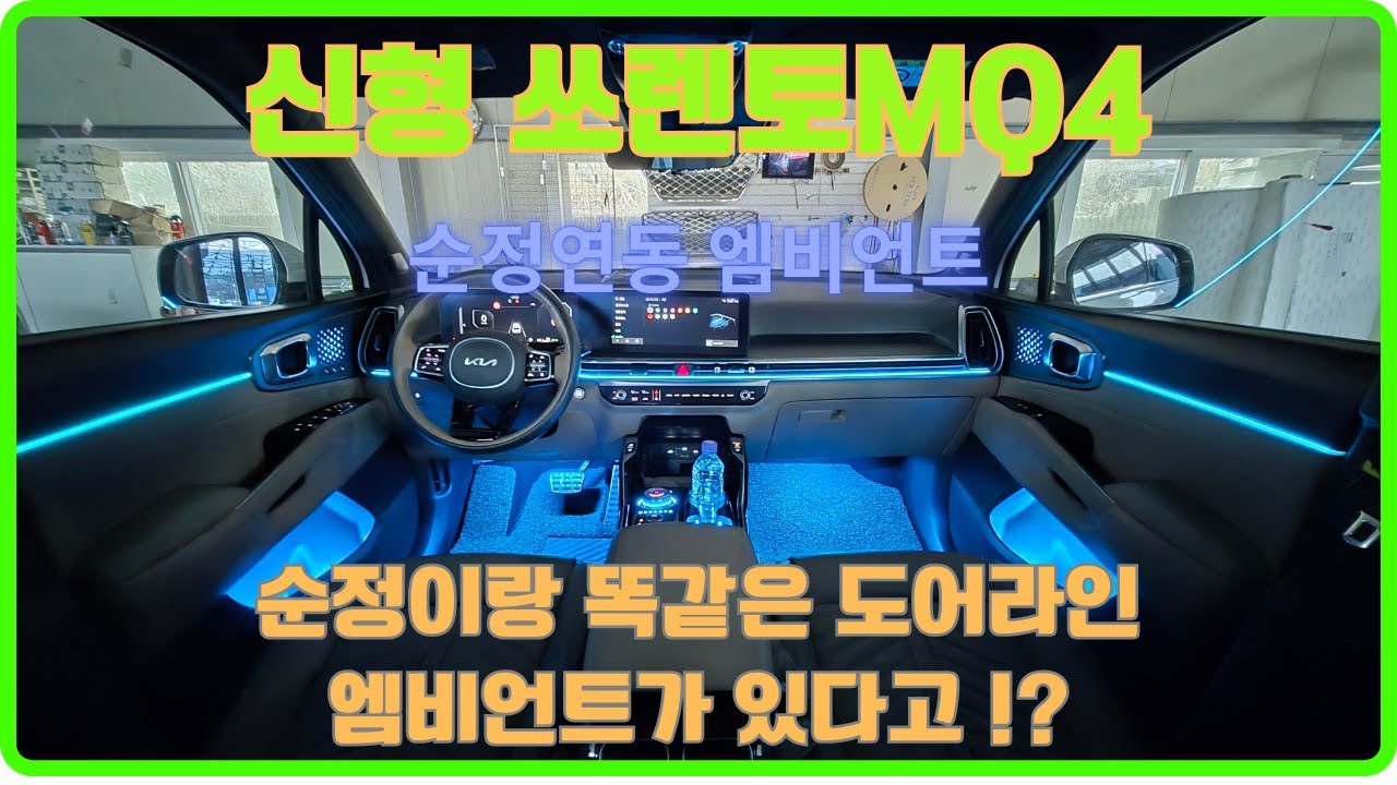 쏘렌토mq4  순정이랑 똑같은 형상 도어 엠비언트가 있다면 ?