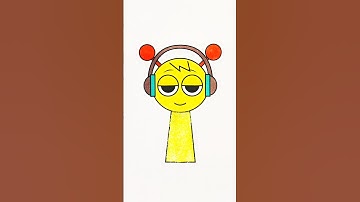 Yellow Simon Incredibox Sprunki|Diamond Art #sprunki #sprunkiincredibox #art #shorts #trend #kids