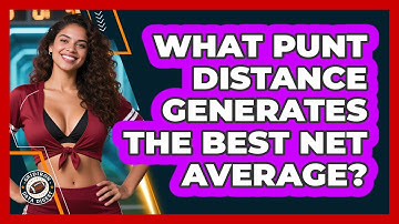 What Punt Distance Generates The Best Net Average? - Gridiron Data Digest