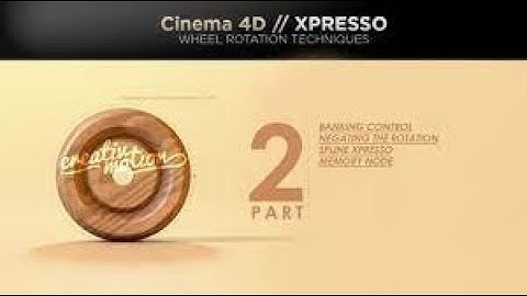 Cinema 4D Xpresso, Wheel Rotation Techniques 2