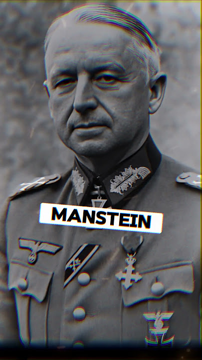 What did Field Marshal Manstein say during his first interrogation in British captivity?