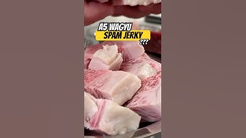 We Made A5 Wagyu Spam Jerky