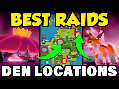 Isle Of Armor, Map & Pokemon Dens List