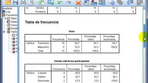 Describir una variable categórica en SPSS