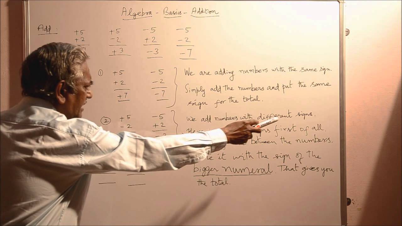 Maths Tricks and Tips!! Algebra Basics - ADDITION PART 1 - YouTube
