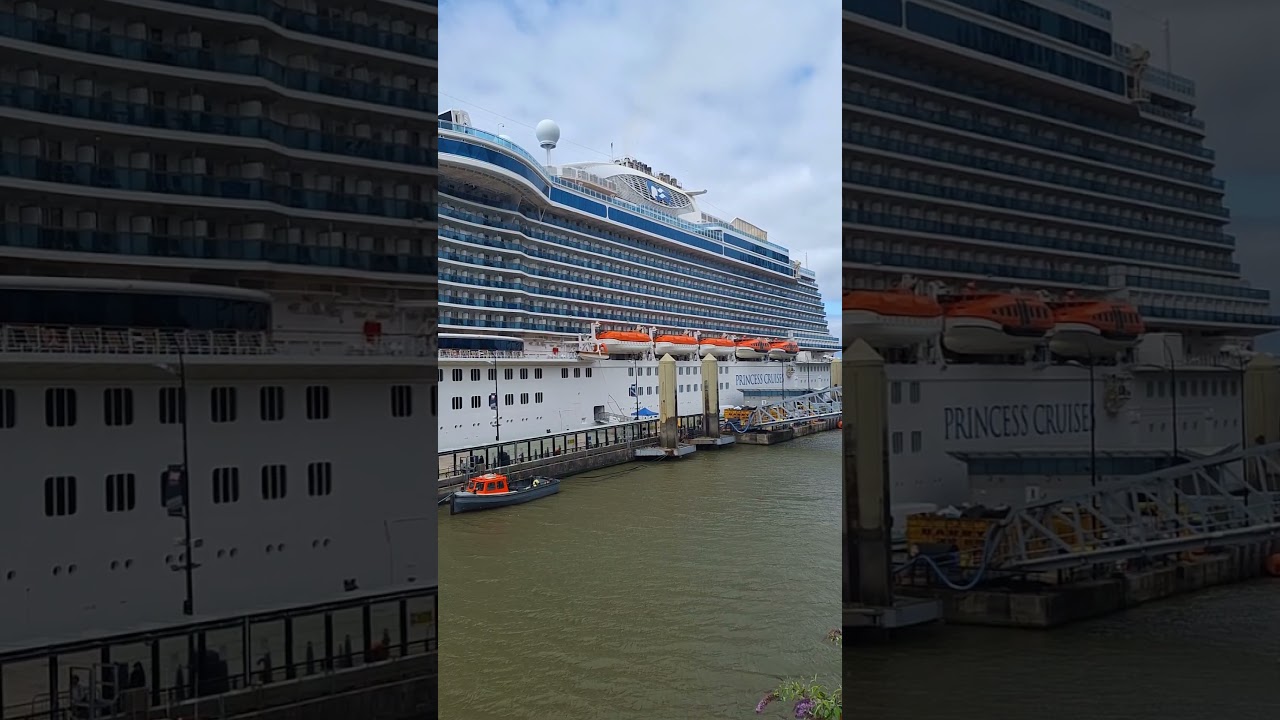 Beautiful Majestic Princess Arrives in Liverpool Today! 🚢