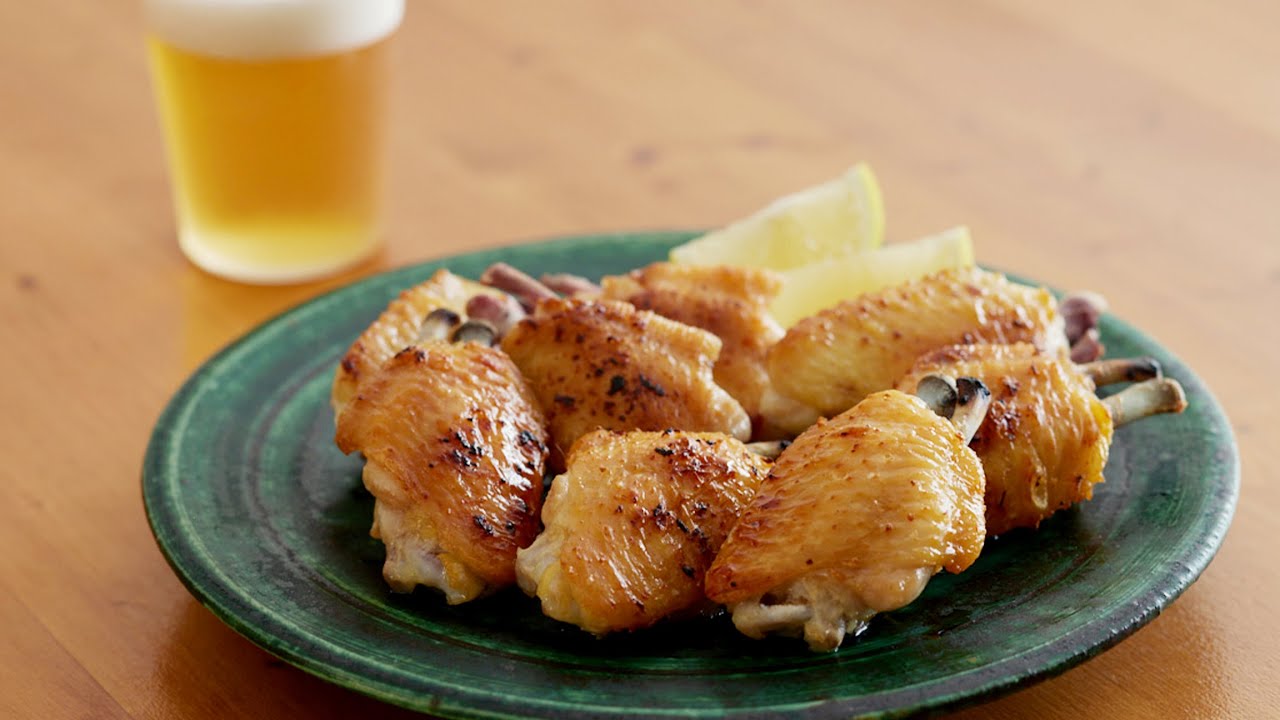 【手羽先の塩焼き】最高おつまみ！食べやすくなる下処理/フライパン＆グリルで美味しく焼く方法
