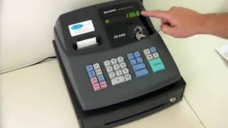 How To Use The Sharp XE-A106  / XEA106 / XEA 106 Cash Register