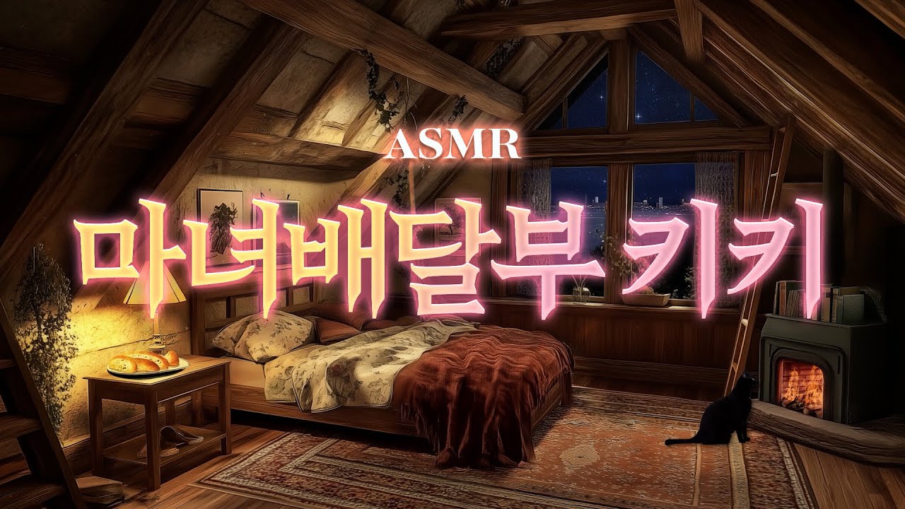 오늘은 그냥 푹 쉬고 싶어..🌙 깊은 수면을 위한 키키의 다락방, 마녀배달부 키키 ASMR