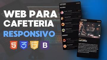 Template Web GRATIS para Cafetería con HTML, CSS y JS ☕ | Diseño Moderno