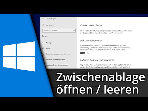 Video: Wie finde ich alte Elemente aus der Zwischenablage?