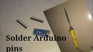 How to solder Arduino Nano pins in 2mins