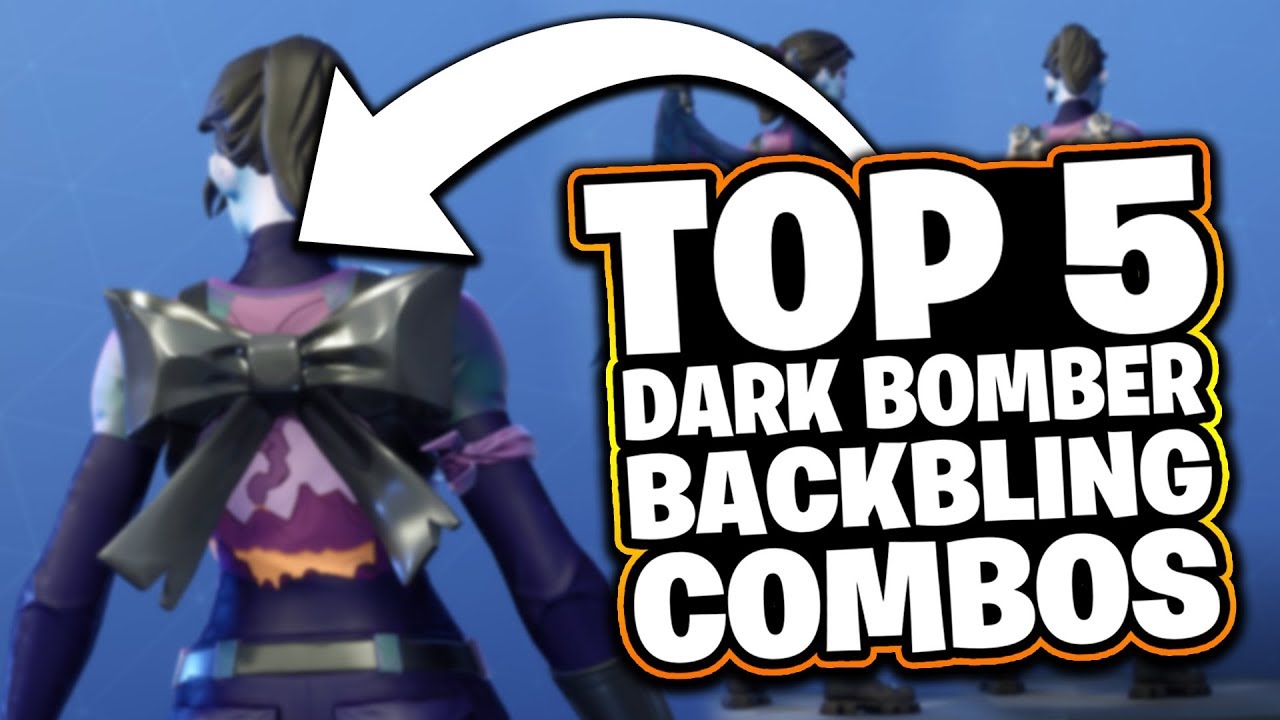 BEST "DARK BOMBER" BACKBLING COMBOS | Fortnite: Battle Royale