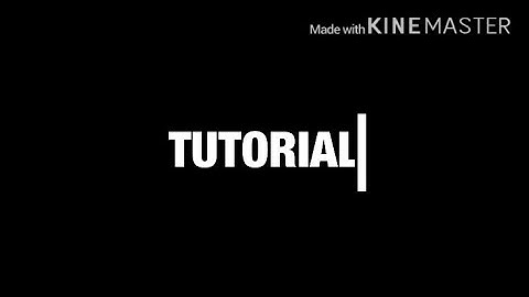 HOW TO CREATE A MOTION GRAPHICS TEXT REVEALS IN KINEMASTER|| TUTORIAL|