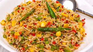 Quick Corn Fried Rice | होटल जैसा फ्राइड राइस कैसे बनाते है | Veg Fried Rice Recipe |Kabitaskitchen