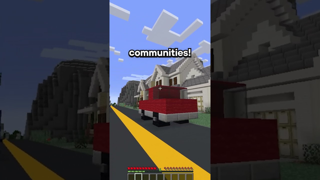 Can you visit your HOUSE on the Minecraft Earth? 👀🌎 #minecraft #gaming #cosmosmc #smp #earthsmp