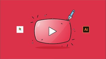 Lets draw the Youtube Button! - Adobe Illustrator Flat Design Tutorial
