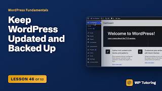 Keep WordPress Updated and Backed Up | WordPress Training