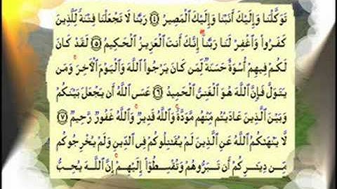 القران الكريم سورة الممتحنة اروع ما سمعت