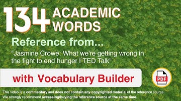 134 Academic Words Ref from "What we