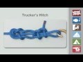 How to tie a truckers hitch