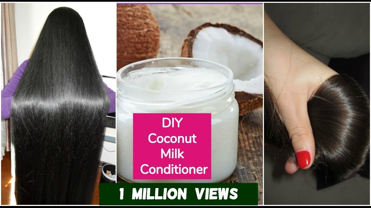 Coconut Milk Cream For Hair |Home Remedy for Split Ends, Dry & Frizzy Hair  |Sushmita's Diaries - YouTube