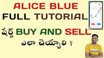 How to Buy & Sell Shares? | Complete Guide to Stoploss & Target Orders (With Alice Blue Demo) |