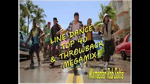 Line Dance, Top 40 & Throwback Megamix - Mixmaster...