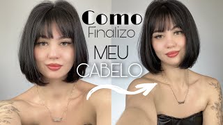 COMO FINALIZAR CABELO CURTO - DESDE A LAVAGEM | Namie Kishimoto