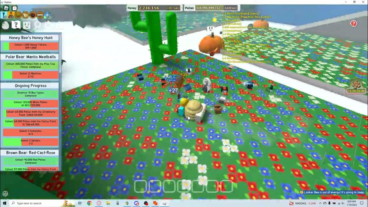 Bee Swarm Simulator!!! (Pollen Quests) YouTube
