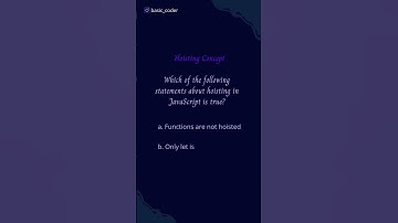 JavaScript Quiz: Understanding Hoisting Concepts