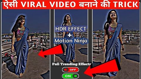 Hdr Cc Effect Video Editing | Black Effect Video Editing | Motion Ninja Video Editing